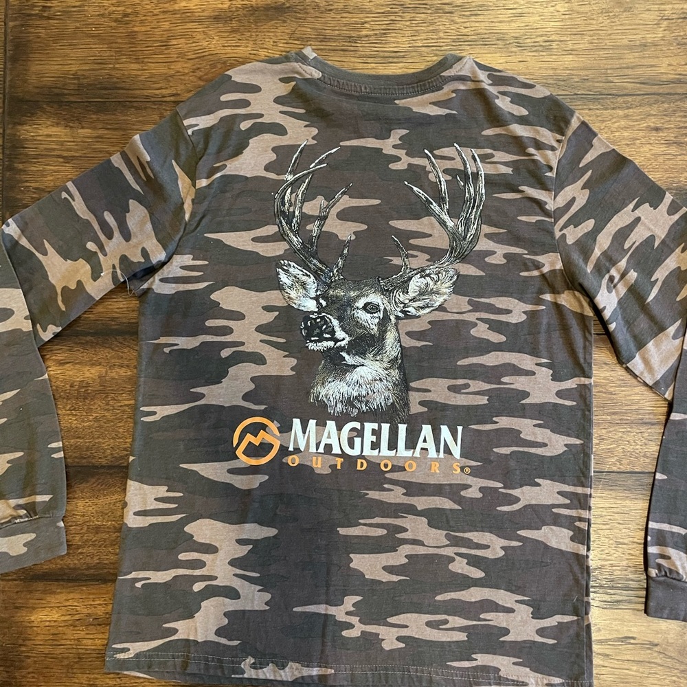 Magellan Camo 100% cotton Long Sleeve Tee